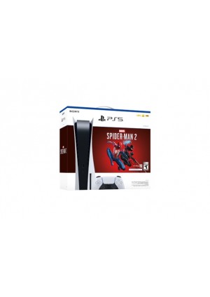 Console PS5 / Playstation 5 Slim 1 TB Marvel's Spider-Man 2 Bundle (Code Téléchargeable)